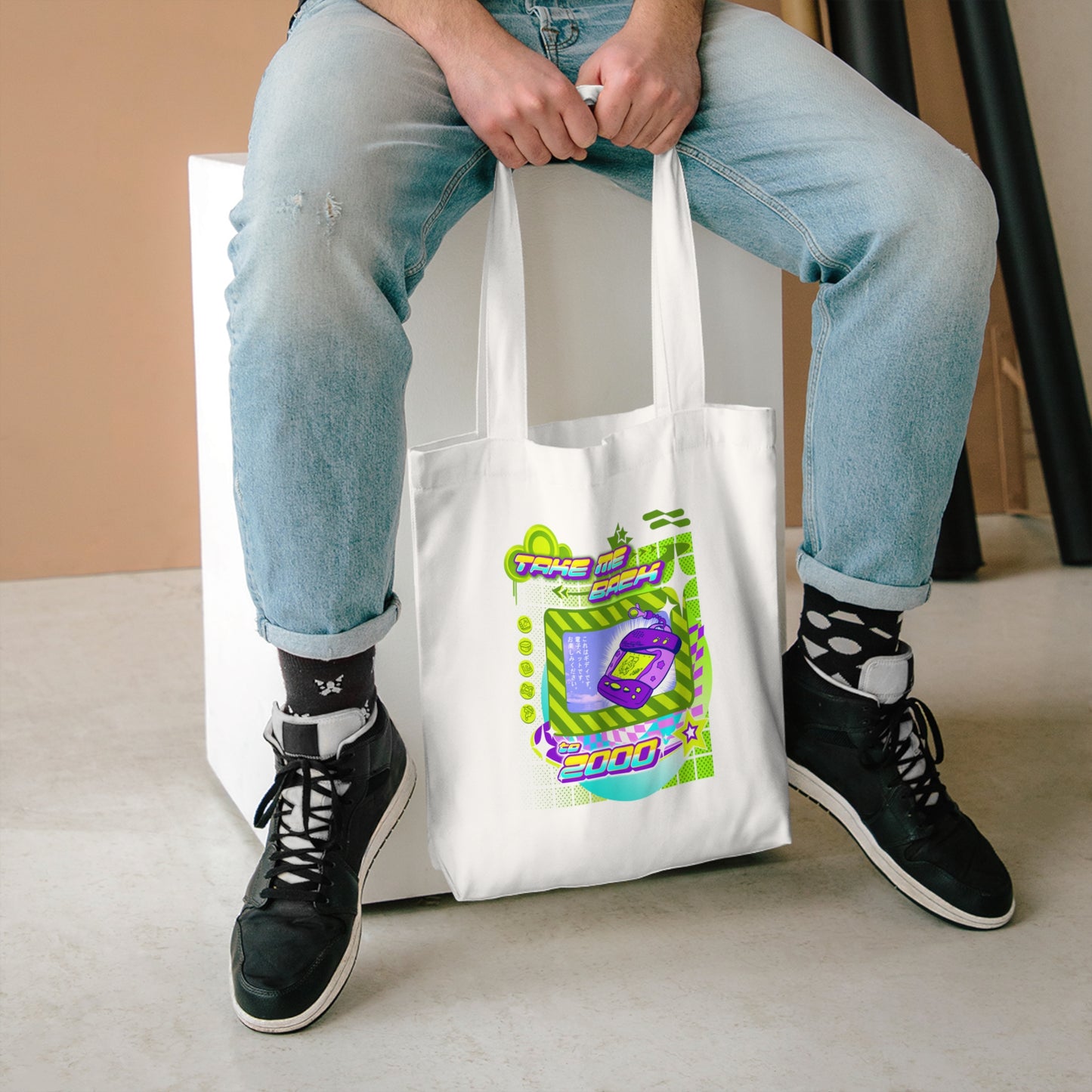 Take Me Back To Y2K - Cotton Tote Bag