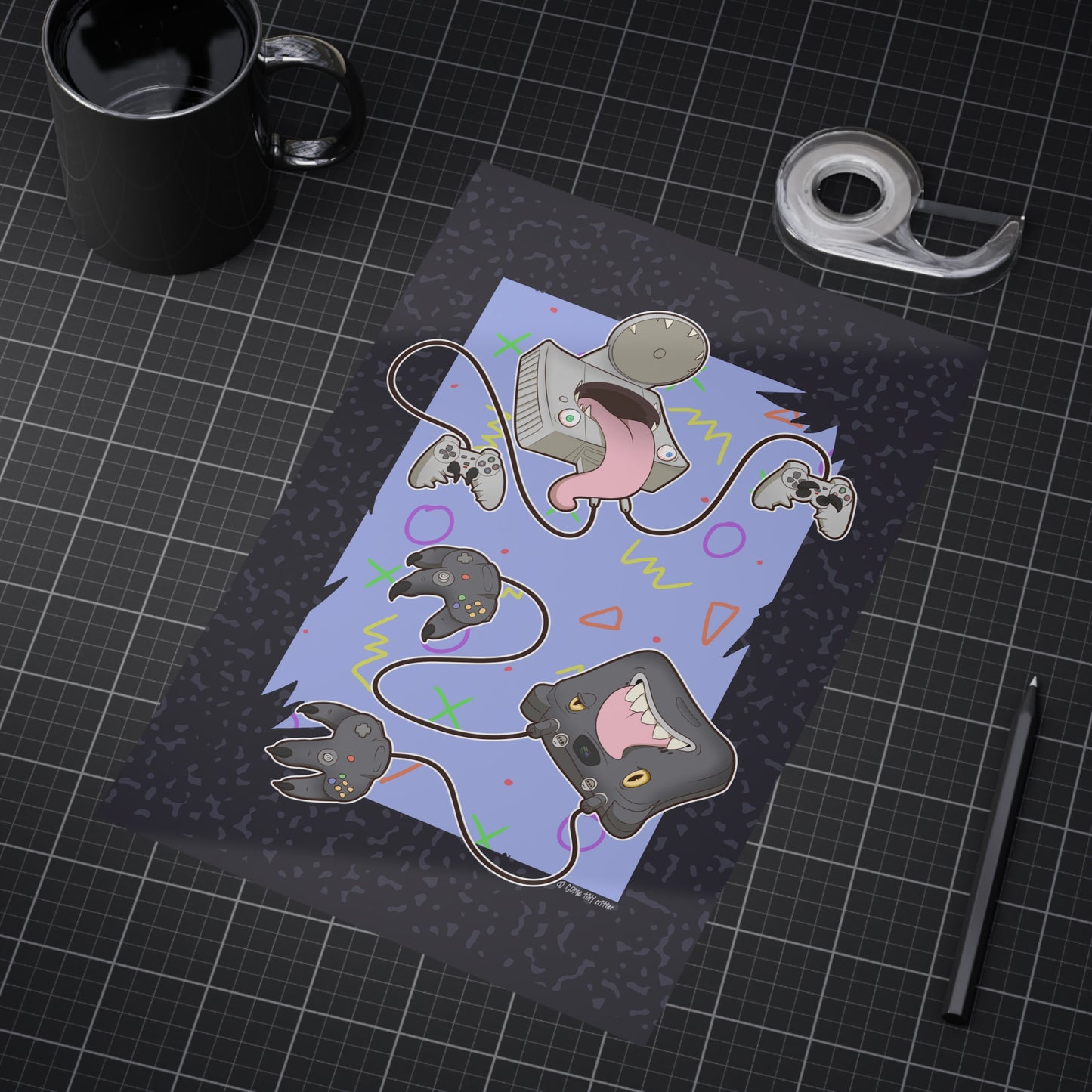 Console Mimics - Unframed Print