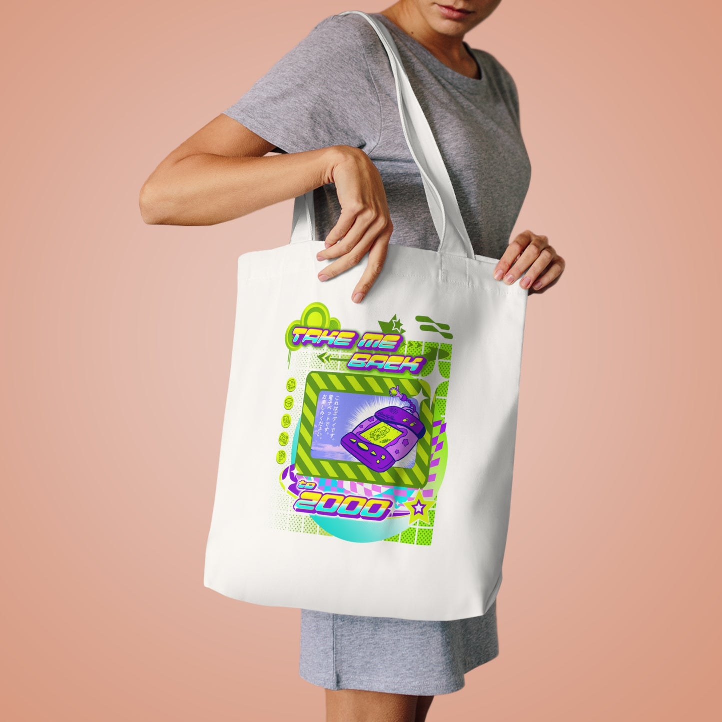 Take Me Back To Y2K - Cotton Tote Bag